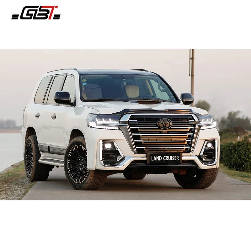 GBT 2022 новые автомобильные детали DRL бамперы крышка двигателя для 2008-2015 Toyota LC200 аксессуары Land Cruiser 200 Facelift