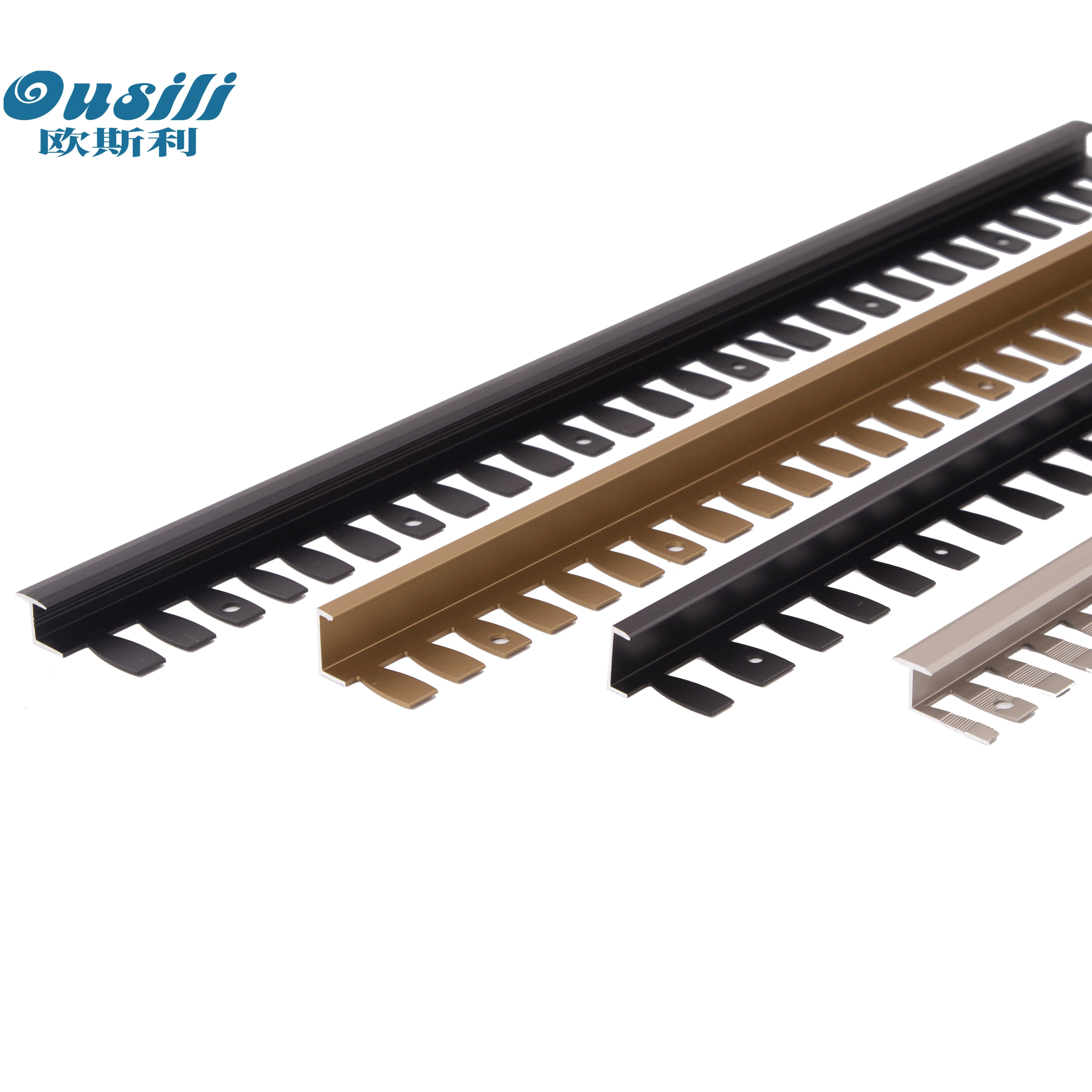 Good Quality Decorative Metal Profile Aluminum Tile Strip Tile Trim