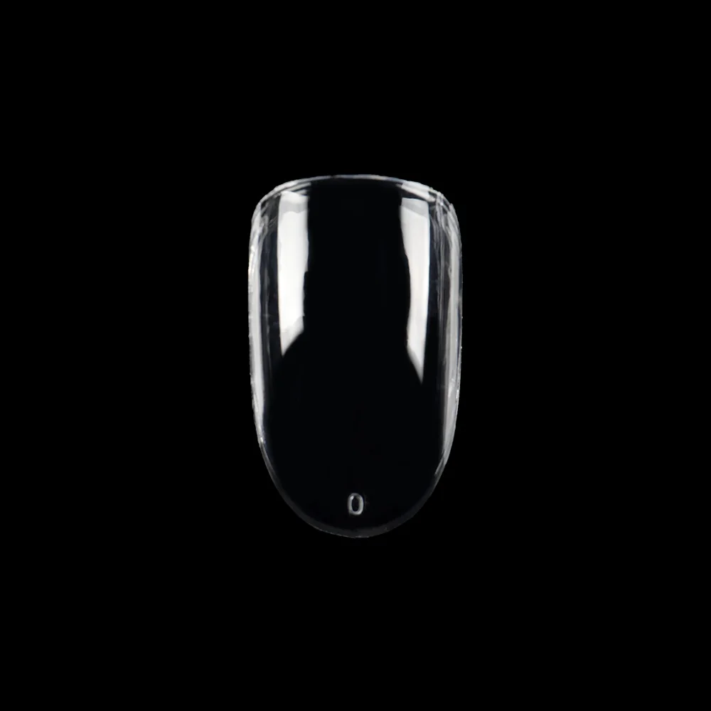 Nail Factory 500Pcs/Bag Oval Nails Natural Short Oval Tips Transparent False Artificial Nail Natural