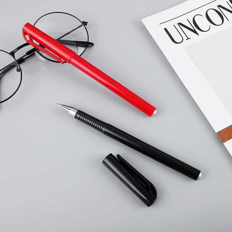 Promotional cheap white Javelin Style Dart plastic Ballpoint Pen with custom logo