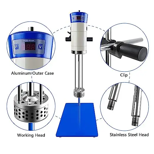 Высокоскоростной гомогенизатор IKEME 40L, лабораторный диспергатор, эмульгатор, гомогенизадорный гомогенизатор с высоким сдвигом, косметическая машина