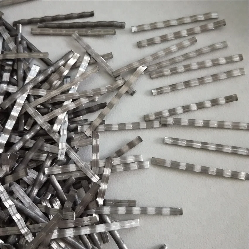 38mm Length Crimped Wave Shape Steel Fiber for Concrete Reinforcement