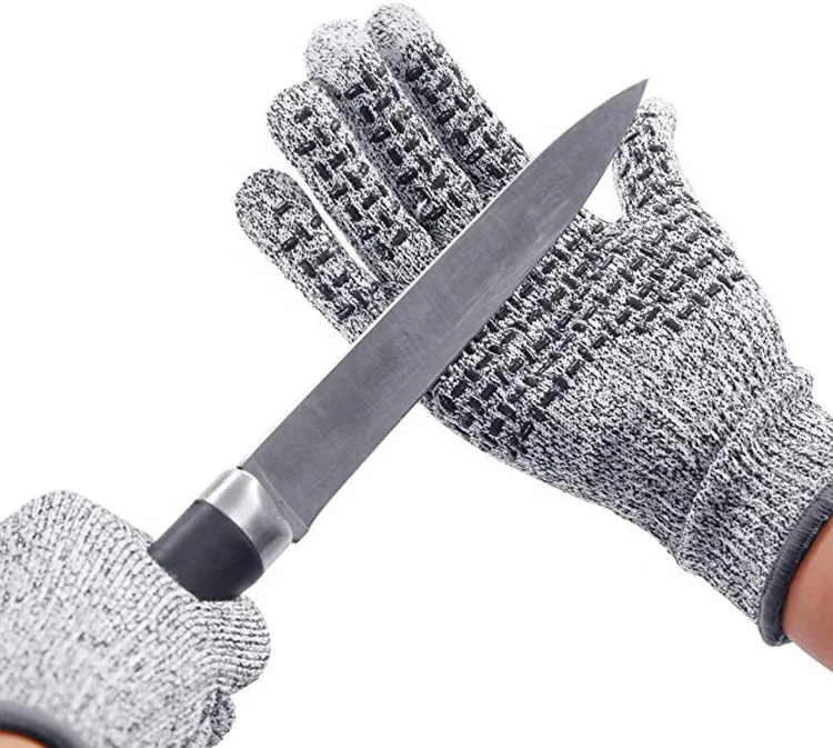 
Level 5 Anti-Cut Touch Screen Cut Resistant Washable Reusable Protector Mitts Gloves 