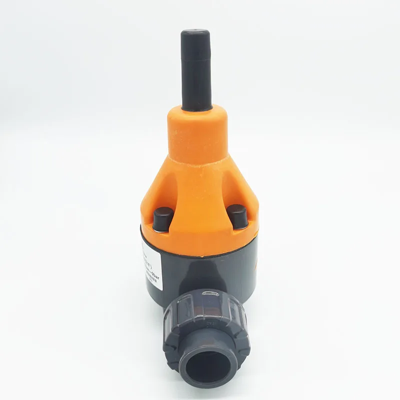 PVC Back pressure regulator valve 188020 UPVC water reducing valve Bonding thread flange connection type
