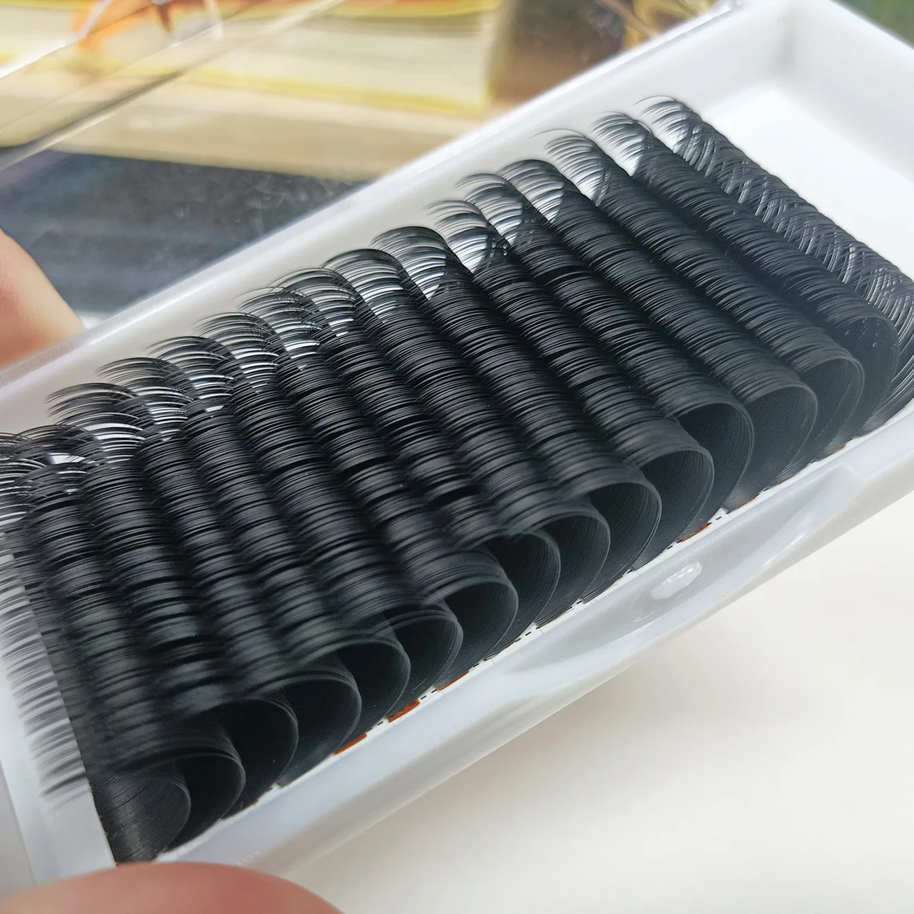 Supplies Velvet Silk Russian Individual Korean Pbt Lash Extension Trays Private Label Korean Lash Extension Supplies