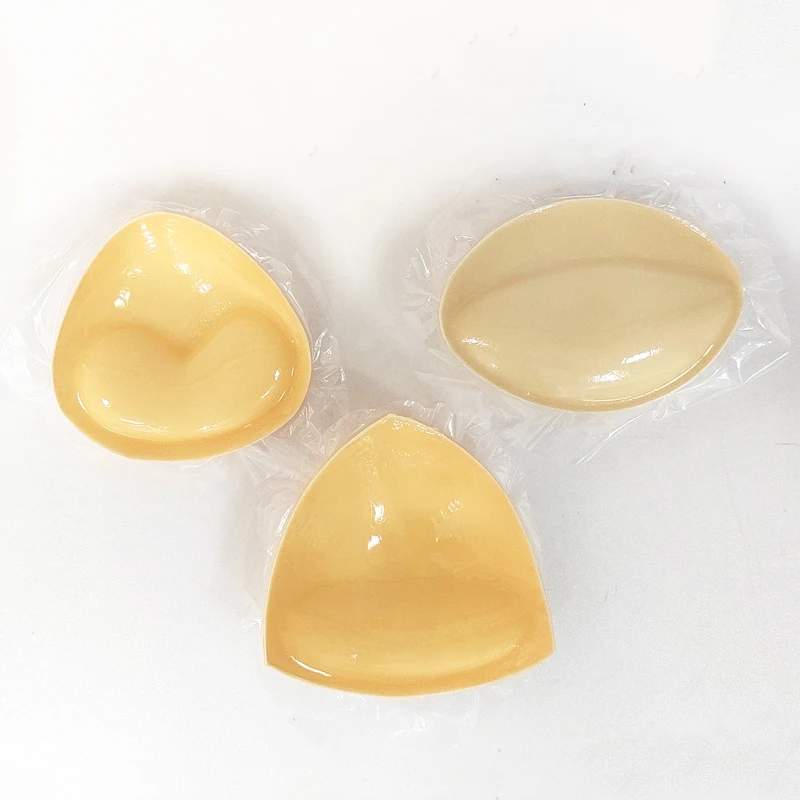 Triangle Soft Reusable Breast Cleavage Sticky Inserts Push Up Silicone Double Sided Adhesive Bra Pads