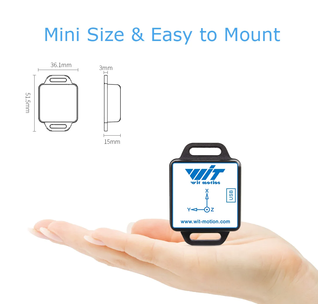 Инклинометр Witmotion BWT61CL система отслеживания движения с датчиком алгоритма