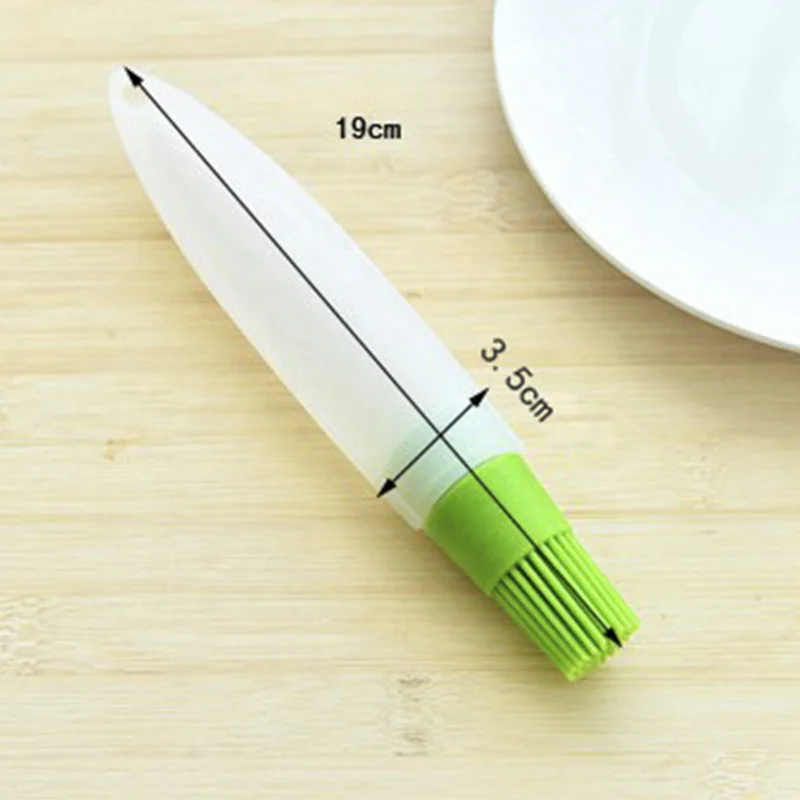 Newest High Temperature Resistant Silicone Oil Bottle Liquid Oil Brushes Pastry Kitchen Baking BBQ Brush