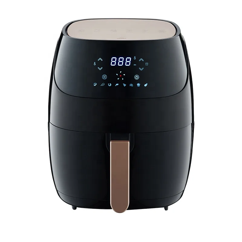 1500W 5L touch screen deep fryer no oil air fryer with nonstick basket