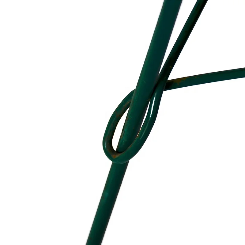 Custom small metal wreath display easel for cemetery metal wire easel funeral procurement section