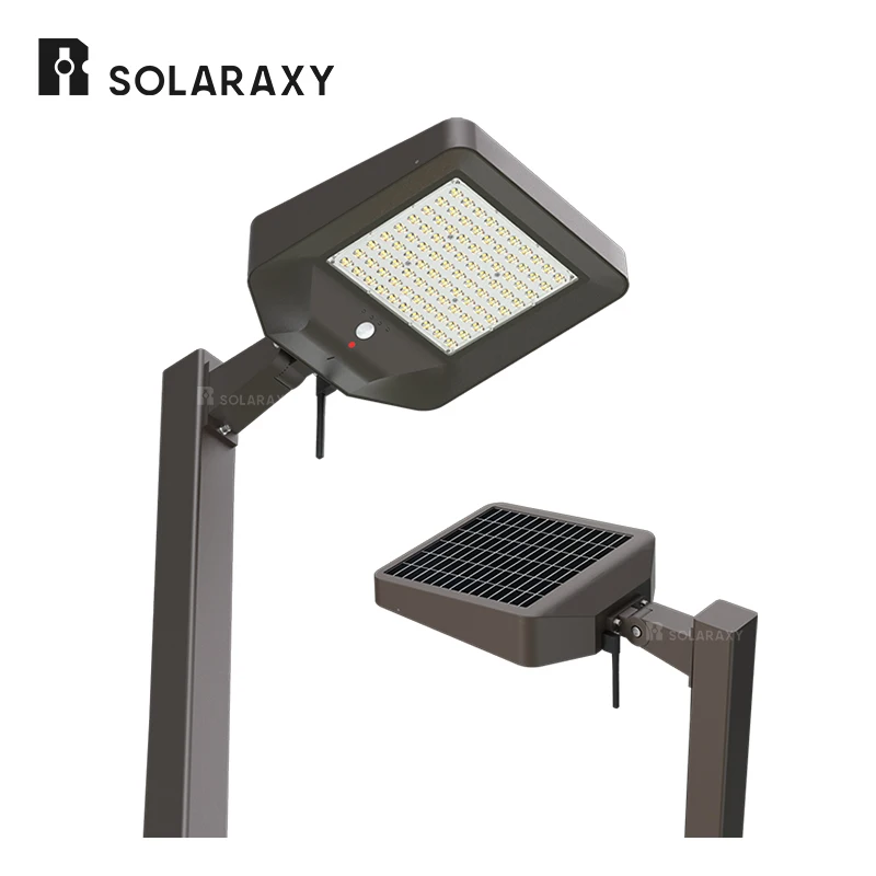 SRESKY smart commercial solar area light led outdoor ip66 waterproof with pir sensor