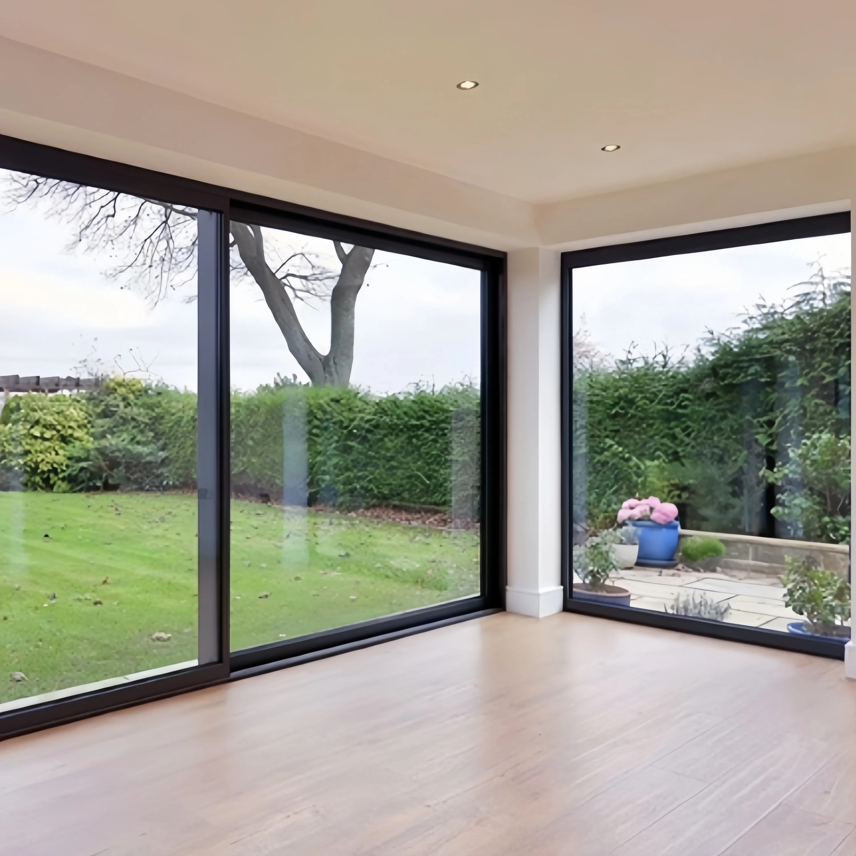 Customized Fixed window Picture windows Hurricane Resistant arch windows design anti stealing For House fixed window for sale