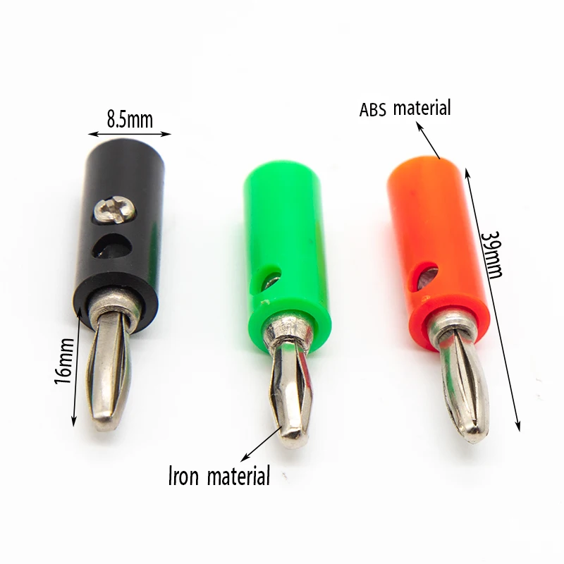 4mm adaptateur jack  socket connectors   4mm male banana connectors terminal blocks 4mm banana plug