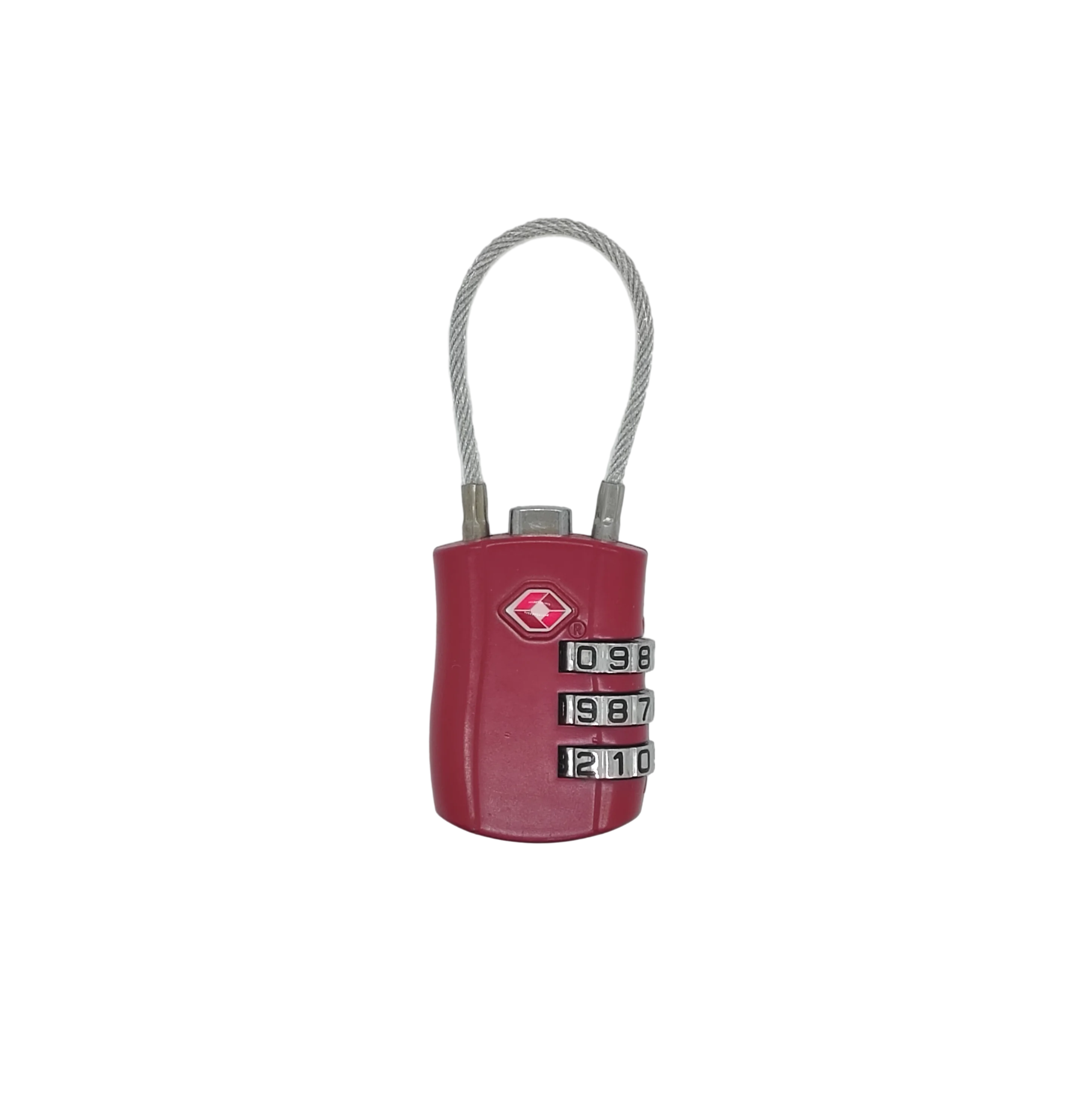TSA Locks for Luggage Durable Cable Combination Locks, TSA Approved - Secure Travel Locks for Suitcases, Backpacks & Cases