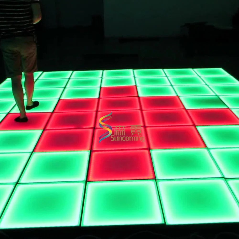 Night Club Disco Dj Light Up Rgb Portable Dmx Interactive Led Dance Floor For Sale