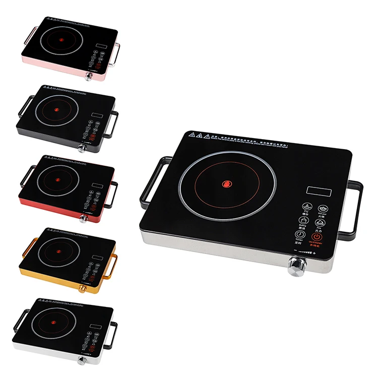 Stainless Steel 3.50kg Mild Fire  Single burner Touchpad Knob infrared cooker with handle Electric ceramic stove