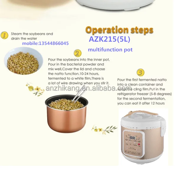 AZK215 homemade yogurt making machine automatic yogurt maker trade to know how to make yogurt