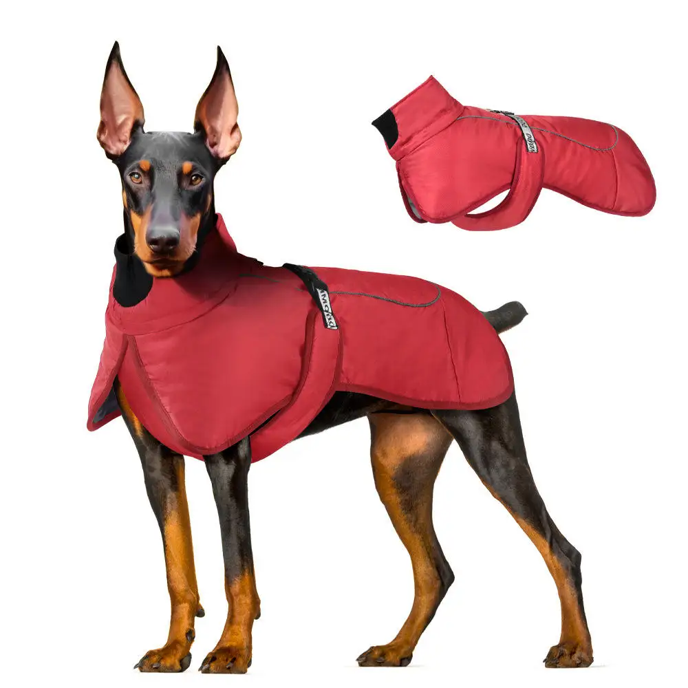 Hot Reflective Outdoor Greyhound Outwear Jacket Dog Clothes China Pet Waterproof Jacket Winter Warm Clothes For Big Dogs