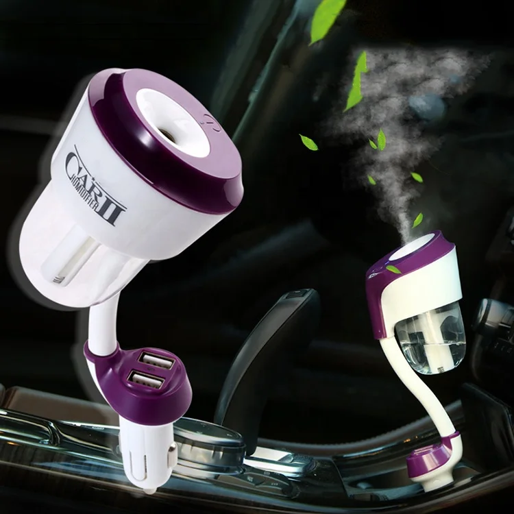 Fresh Air USB Car Essential Oil Diffuser Humidifier Purifier Air Car Humidifier With Diffuser Pattern