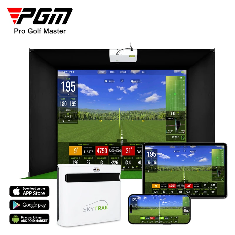 PGM MNQ013 skytrak golf swing analyzer радар stunning monitor симулятор гольфа