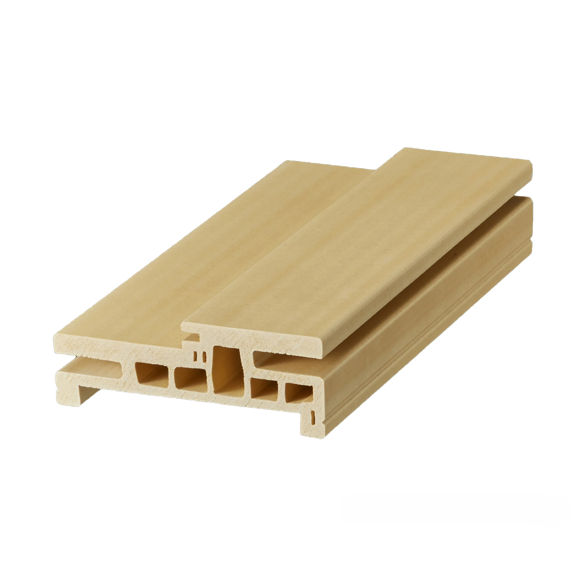 New Design Low Price Customized 155cm Waterproof Wooden Plastic WPC Main Door