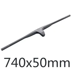2021 New Carbon fiber integrated XC Stem Handlebar Unit 740 mm Titanium screw MTB XC cross country mountain bike straight handle