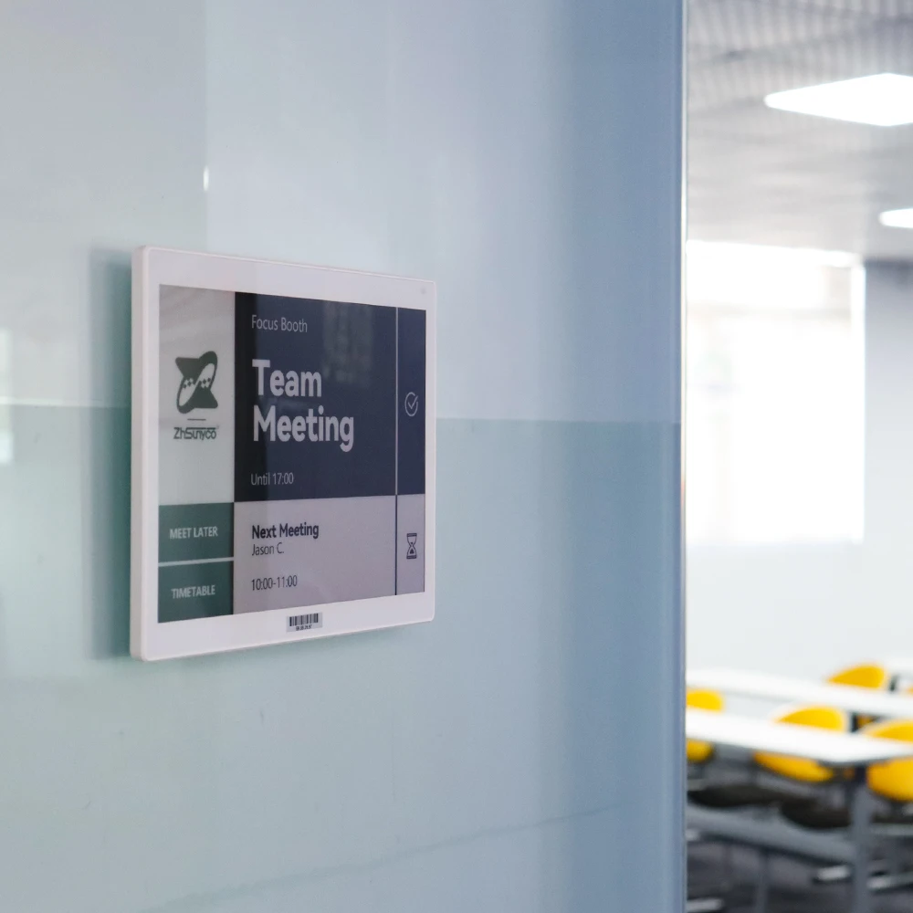 Business name signs for office digital door sign electronic shelf label