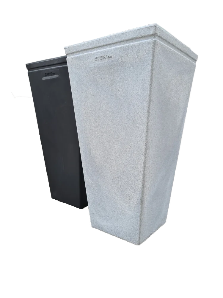 
Hot Seller Outdoor Indoor Garden OEM Eter Planter Pots Medium Cubic VC4050 Flower Pots 