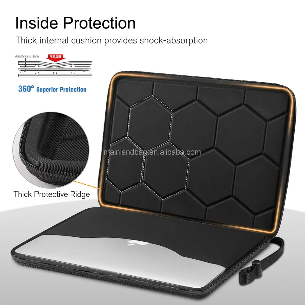 Hard Laptop Sleeve Case for 13-inch MacBook Air M3 2024 14-inch MacBook Pro M3/M2/M1 13' MacBook Air/Pro Waterproof Case