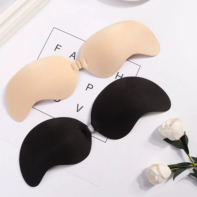 Dropshipping Mango Chest Stickers Lift Up Nude Bra Self Adhesive Bra Nude Invisible Cover Pad Sexy Sticky Bra