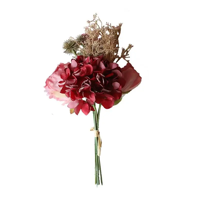 Fashion handmade dried rose flower bouquet korean of dried flowers