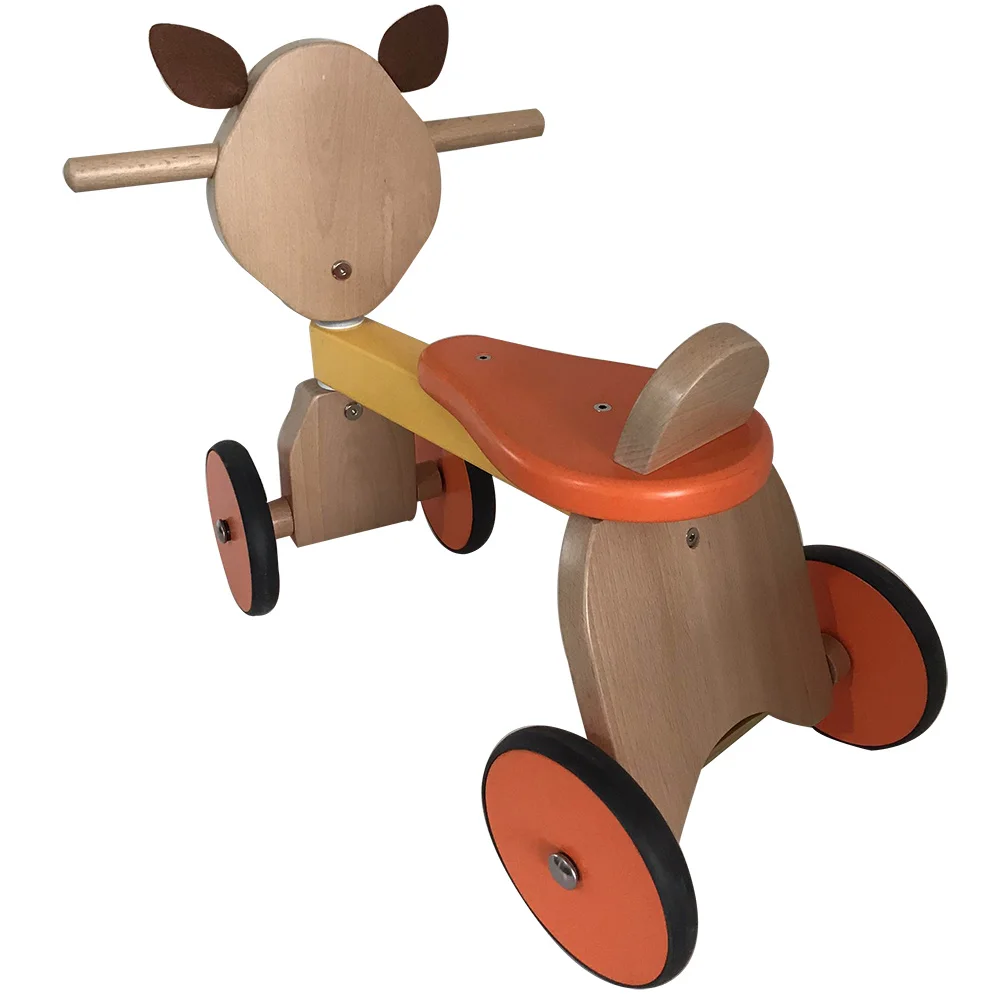 wooden baby walker ride on  car