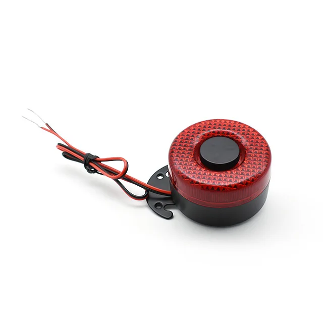 High-Quality Car Reversing Alarm 12V-24V Beep Alarm with Flash Light & Sound