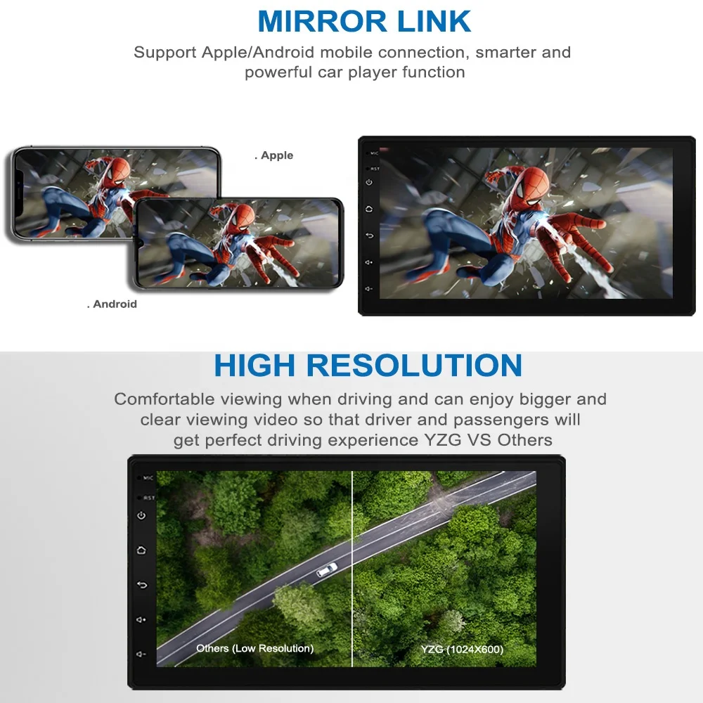 Стерео Dvd-плеер с сенсорным экраном радио 7 дюймов универсальная Gps-навигация Indash автомобильное радио Android