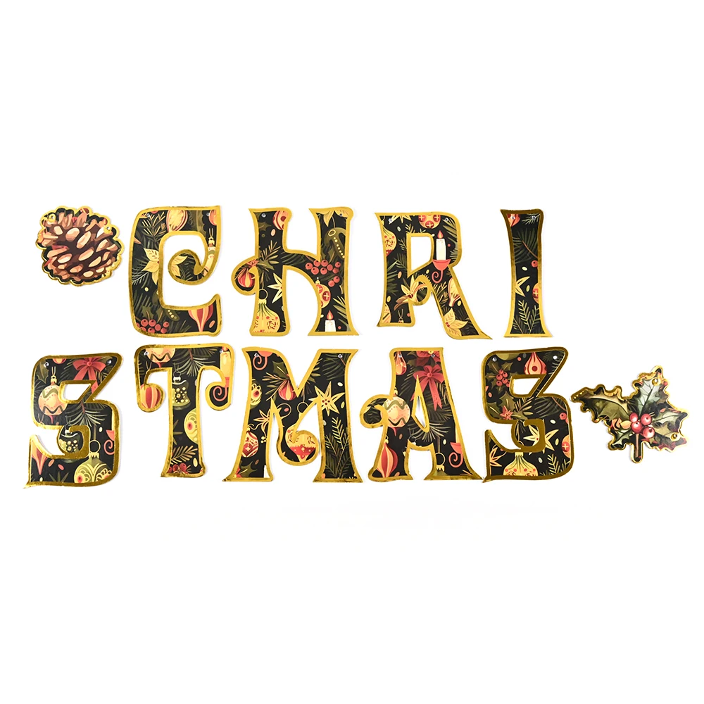 Home Office Christmas Wall Hanging Decorations Merry Christmas Decorations Banner For Indoor Outdoor Xmas Holiday Party