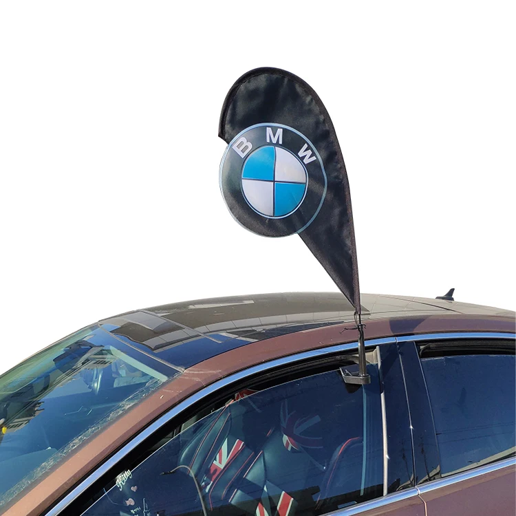 2020 горячая распродажа рекламный новый дизайн рекламы мини-автомобиль окна флаг и баннер