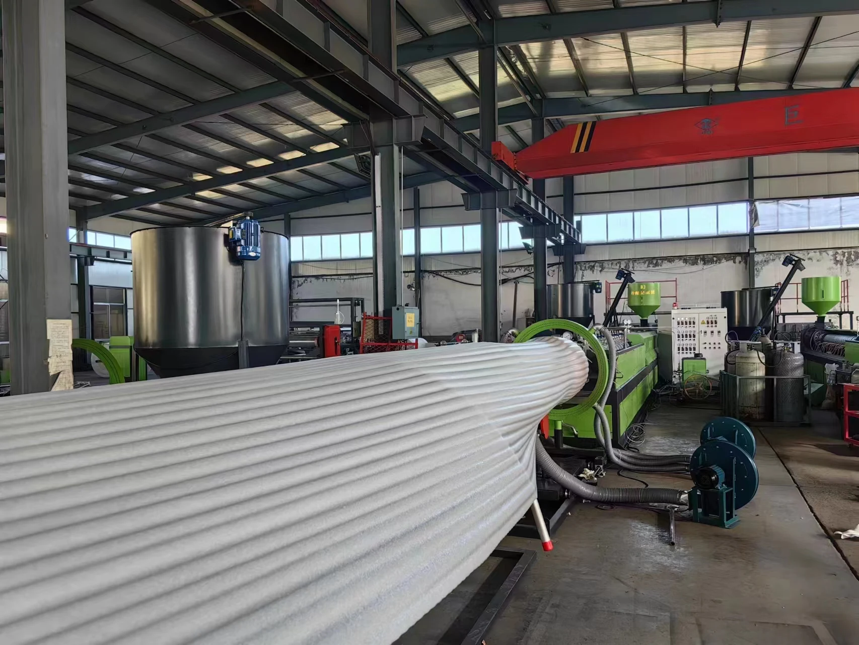 epe polyethylene foam sheet manufacturing producing production line