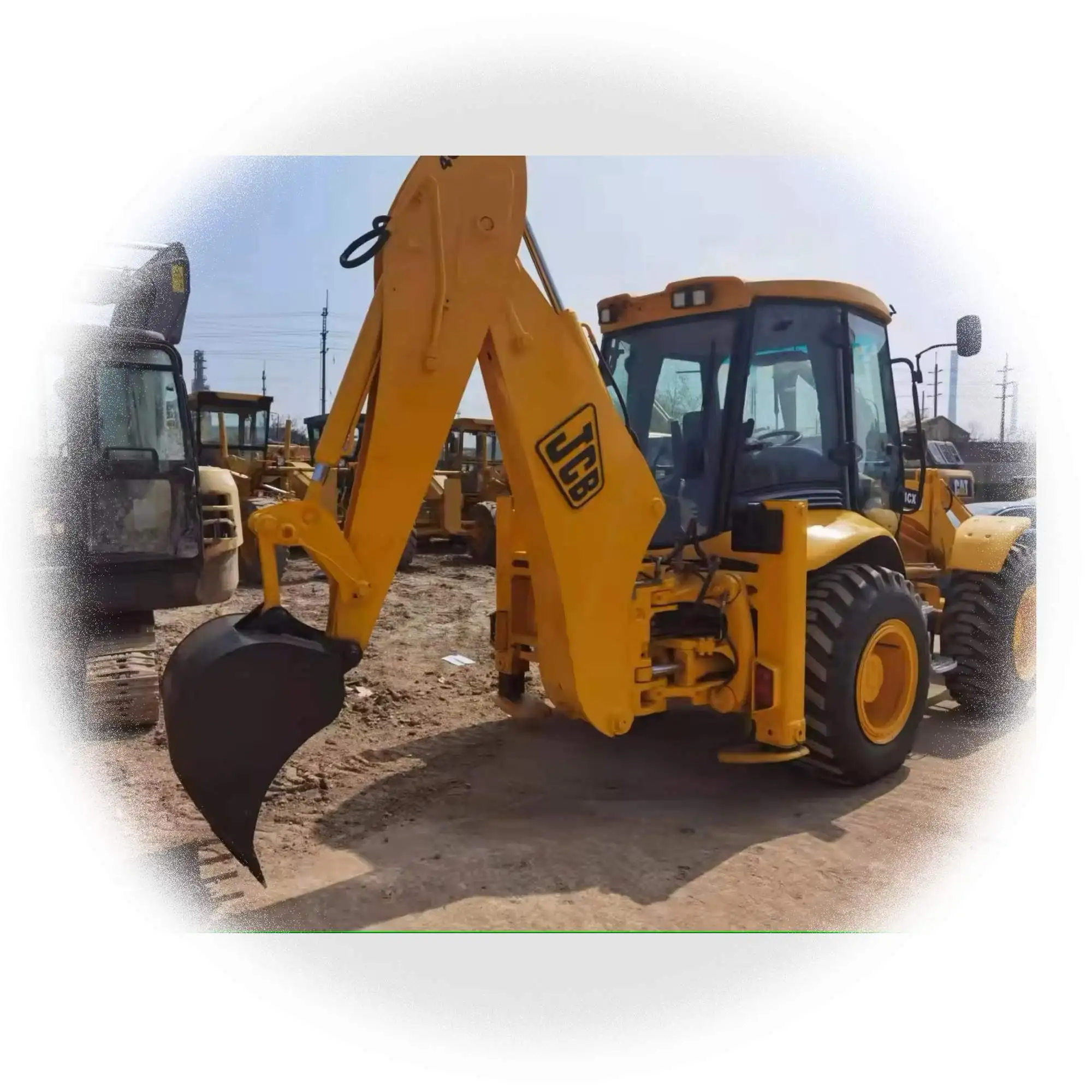 Экскаватор-погрузчик Подержанный JCB3CX JCB4CX CAT420F CAT416F в продаже