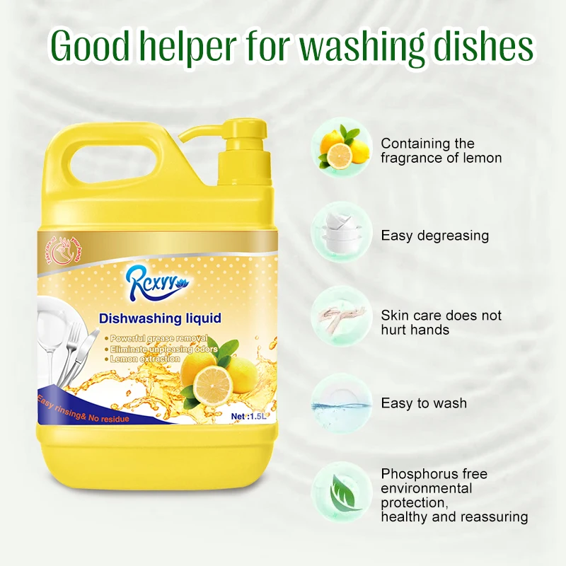 Good Effectively Hot Sell Popular 20L 25L Dish Detergent Liquid Mild Fresh Ginger Ingredients Dish Washing Liquid Soap