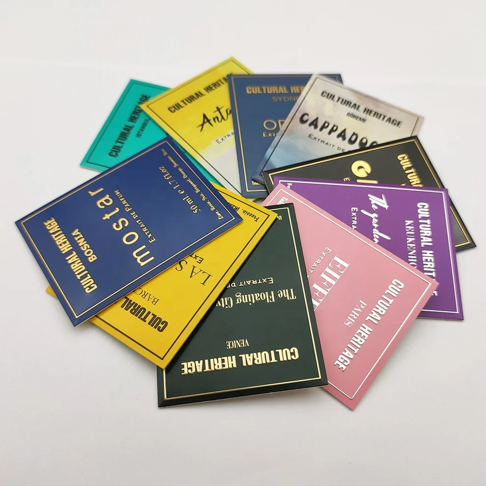 Aluminium Metal Embossed Logo Perfume Labels Custom Designs Cosmetics Package Decal Metal Sticker For Fragrance Glass Bottle