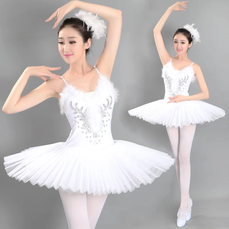 Factory Directly Wholesale White Ballet Adult Tutu Short Skirt Fluffy Dance Costume Fairy Princess Costume Ballet Tutu