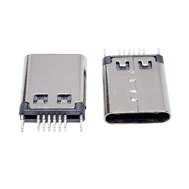 2022 New Product  Type C Female Usb 3.1 Type C Female Connector 16pin Clip On Pcb Borad Smt