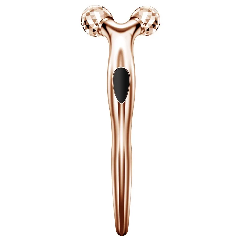 SENKA Private Label Microcurrent V Face Lifting 360 Rotate Manual Roller Facial Massager body 3D Face Massage Roller