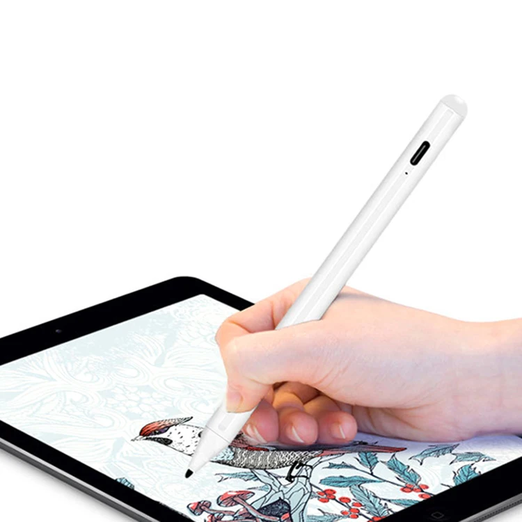 Customized logo active touch stylus capacity pen with ultra fine active stylus pen for ipad