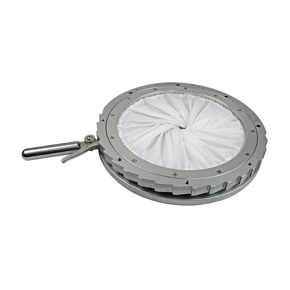 Aluminum AD Iris Valve with sleeves nylon material DN80/DN100/DN150/DN200/DN250/DN300/DN380/DN450