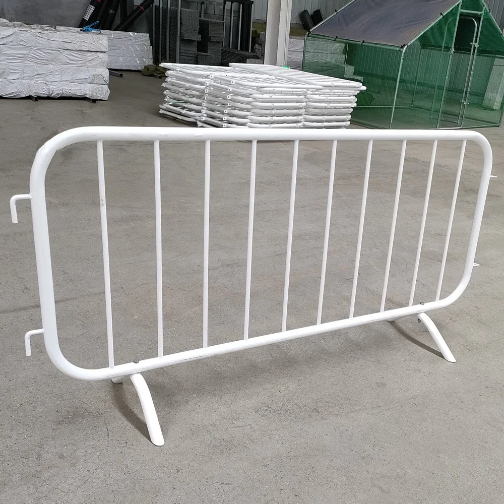 Portable galvanized iron chain link temporary fence panel