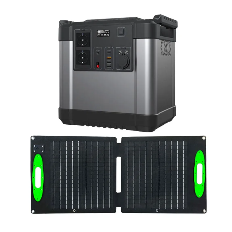 Открытый кемпинг портативная электростанция с солнечной панелью Power Bank 1000 Вт домашний генератор