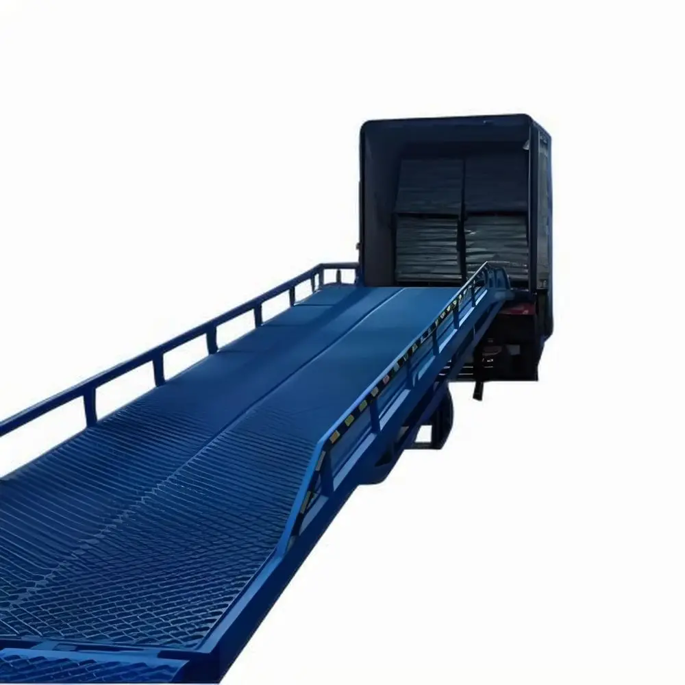 Strong frame boarding bridge hydraulic loading dock fixed boarding bridge for truck Loading