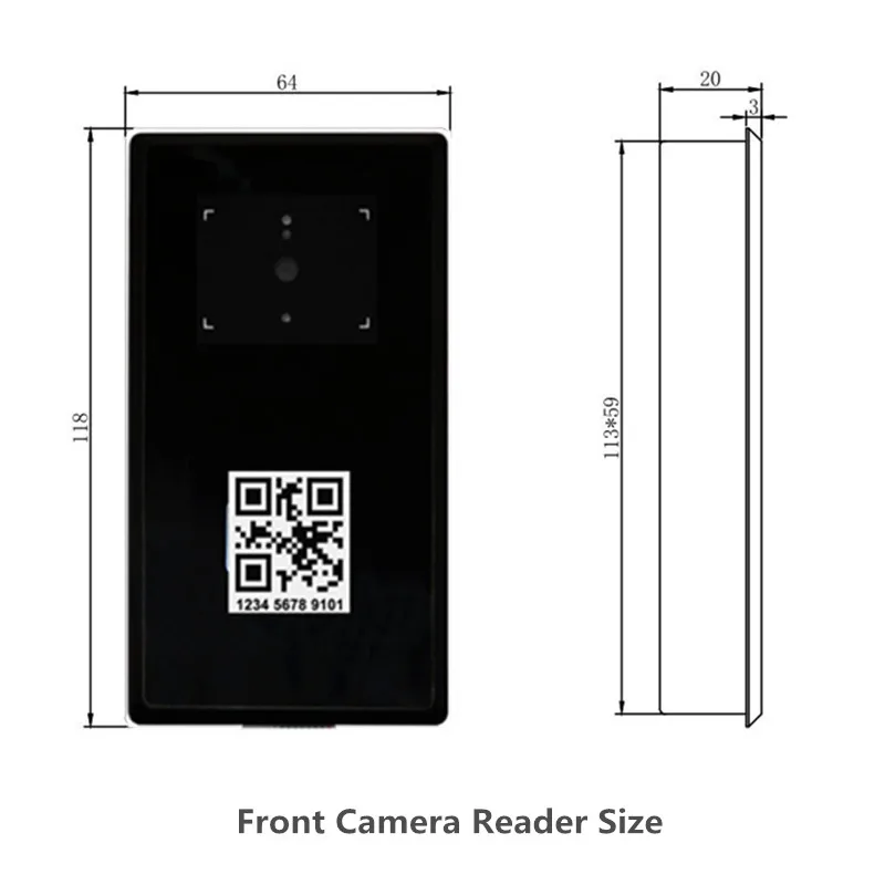 
QR Access controller System Mobile Key App Management Reader 