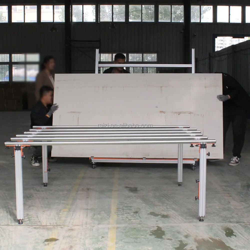 Raizi Large Format Tile Cutting Work Table Folding Workbench Adjustable Workbench 180cm*140cm*70cm